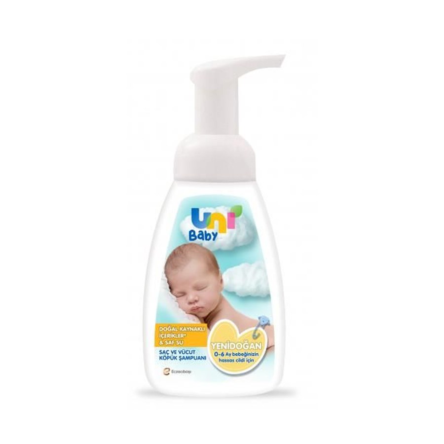 Uni Baby Yenidoğan Köpük Şampuanı 200 ML 