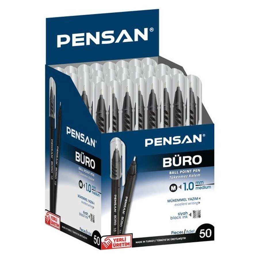 Pensan Büro Tükenmez 1Mm 2270 Siyah  