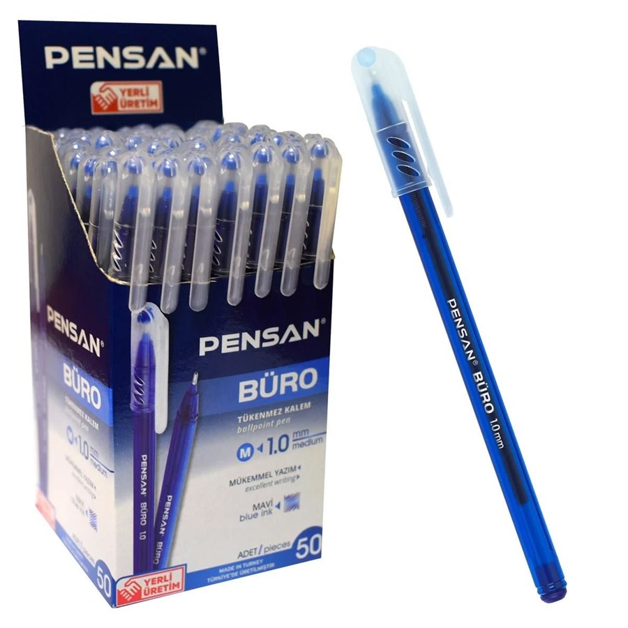 Pensan Büro Tükenmez 1Mm 2270 Mavi 