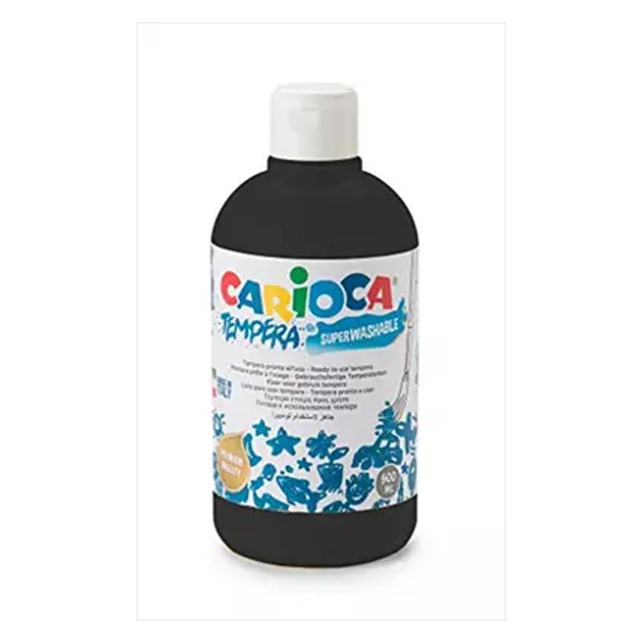 Carioca Tempera Suluboya K.Yeşil 500 Ml Carioca Tempera Suluboya Siyah 500 Ml