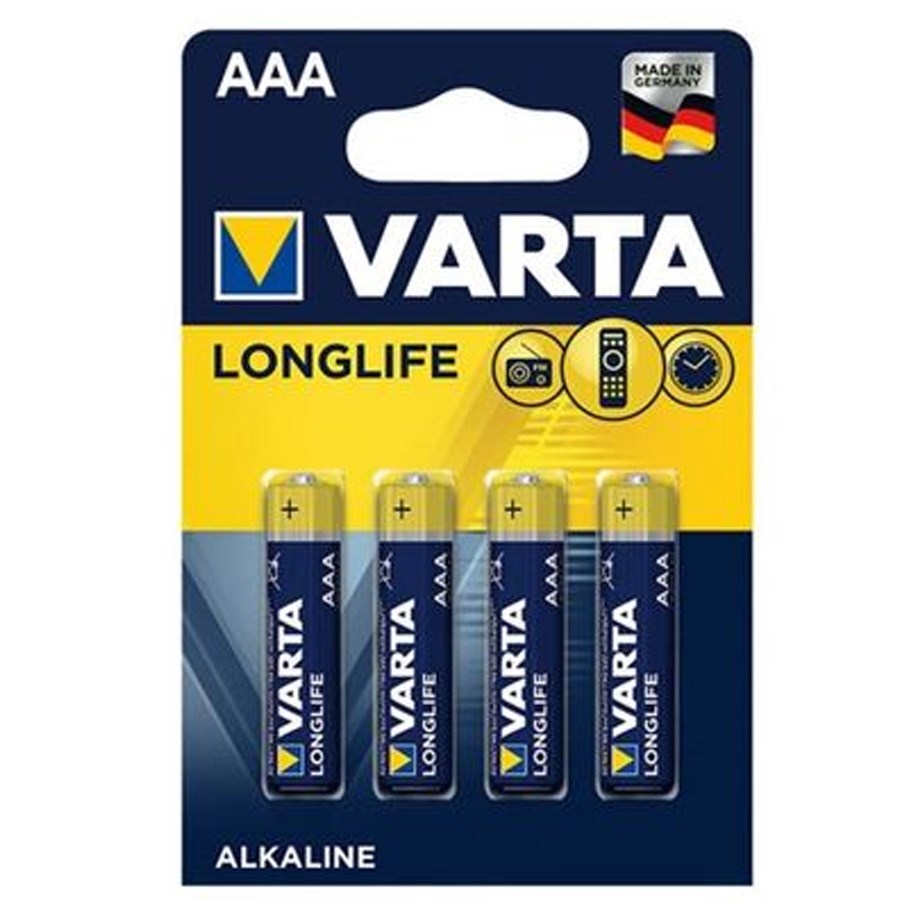 Varta Longlife 4lü İnce AAA 