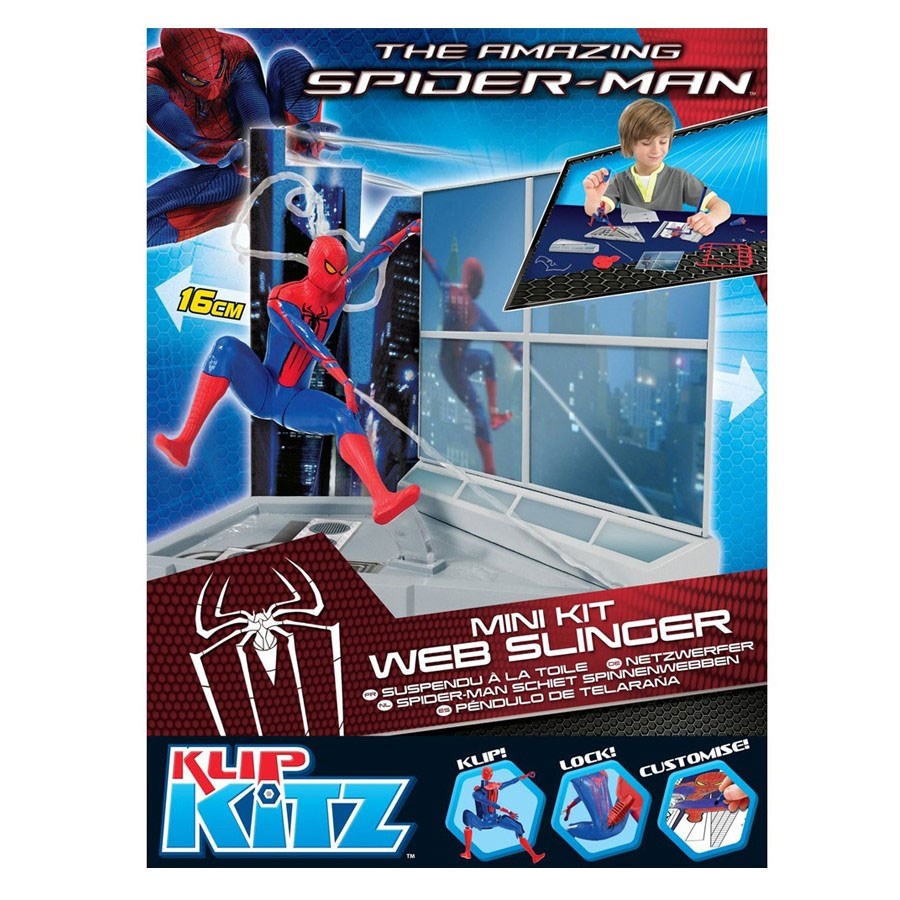 Spiderman Klip Kitz 8'Li Maket 