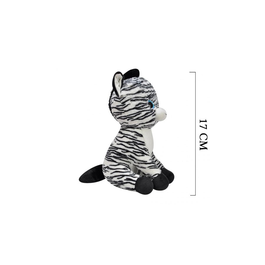 Peluş Zebra 17 cm 