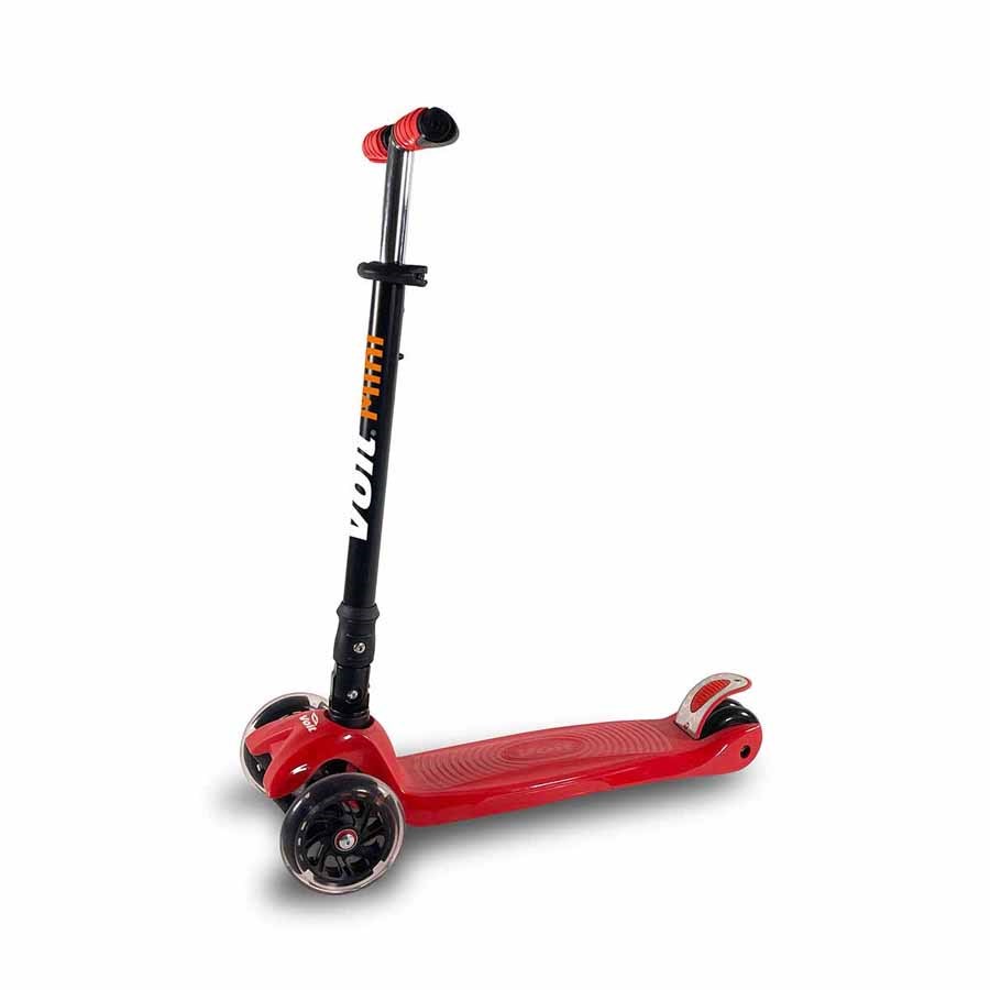 Voit 218 Işıklı 3 Teker Scooter-Kırmızı 