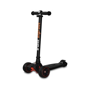 Voit 218c Işıklı Geniş 3 Teker Scooter-Siyah