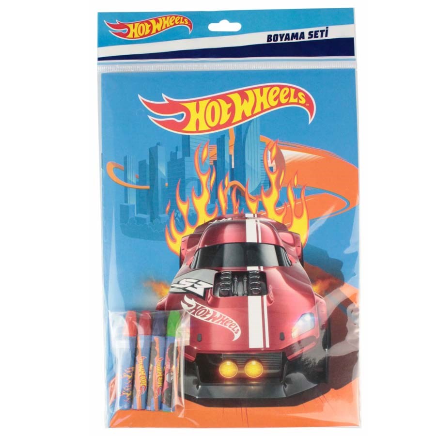 Hotwheels Boyama Seti 