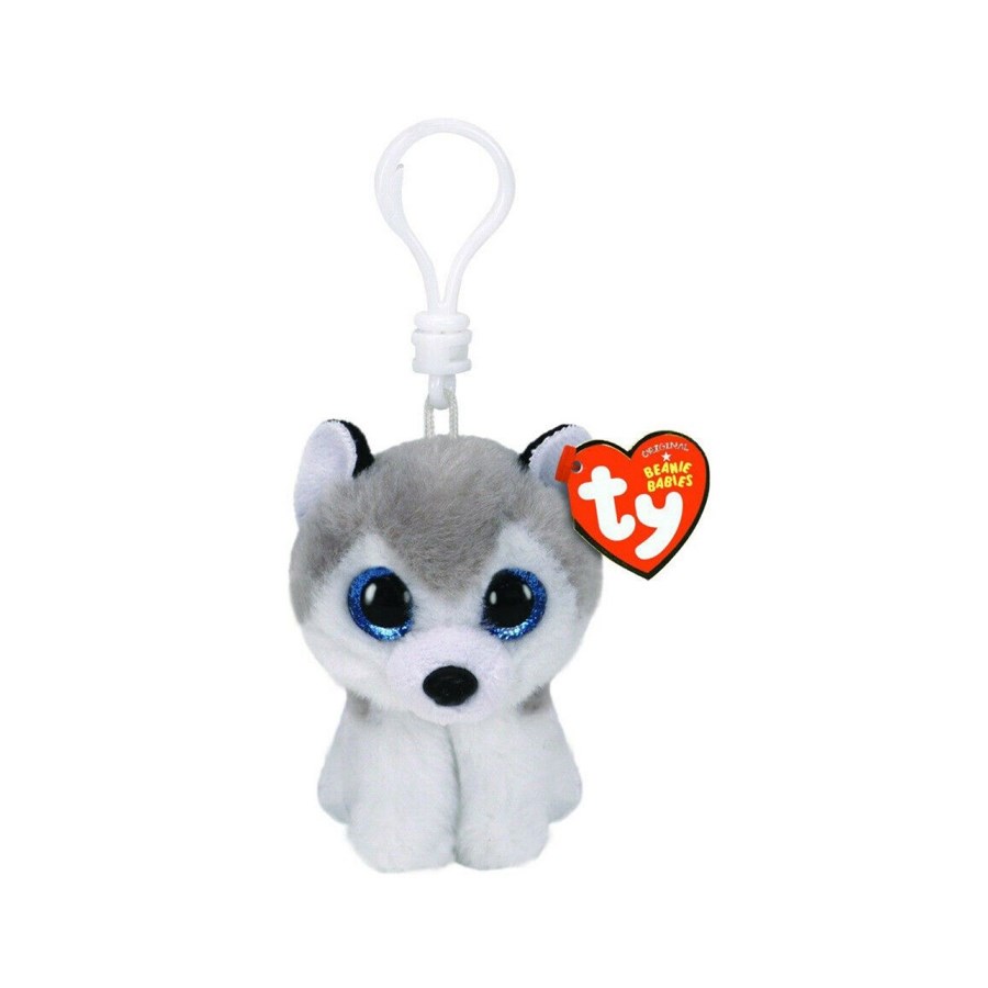 TY Beanie Boos Buff Husky Köpek Anahtarlık 