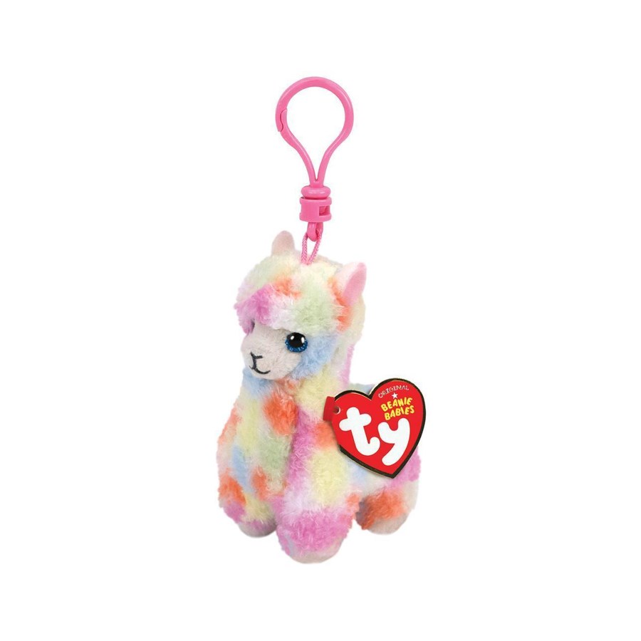 Ty Beanie Boos Lola Çok Renkli Lama Anahtarlık 