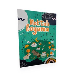 Boyama Kitabı Standı/Uzay Boyama Noktalı Boyama