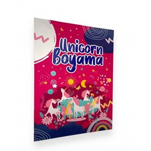 Boyama Kitabı Standı/Uzay Boyama Unicorn Boyama