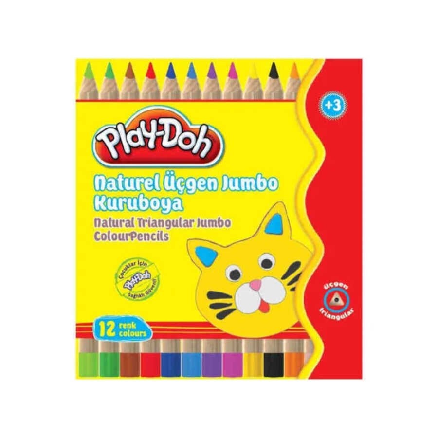 Play-Doh Kuru Boya Naturel 12 Renk 