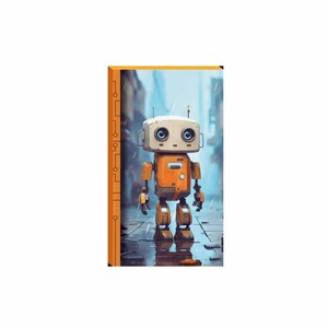 Lilamor Robot Defter 9x16 48 Syf.