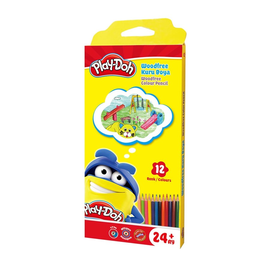 Play-Doh Woodfree Altıgen Kuruboya 