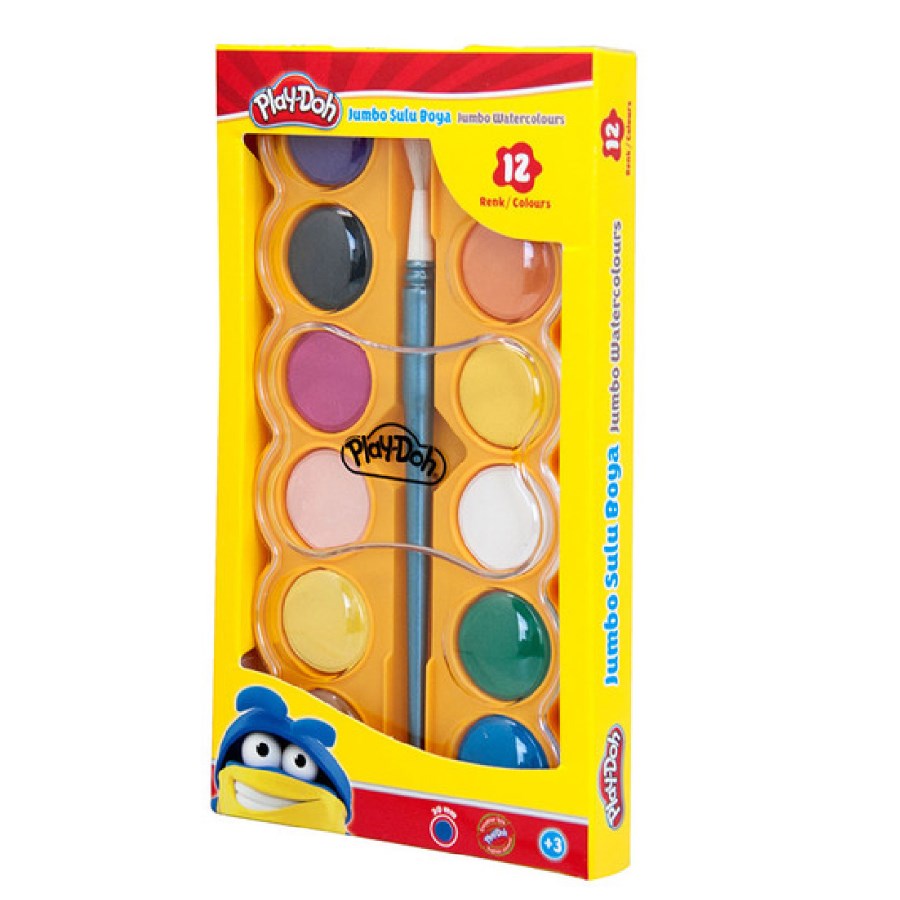 Play-Doh Suluboya Jumbo 12 Renk 