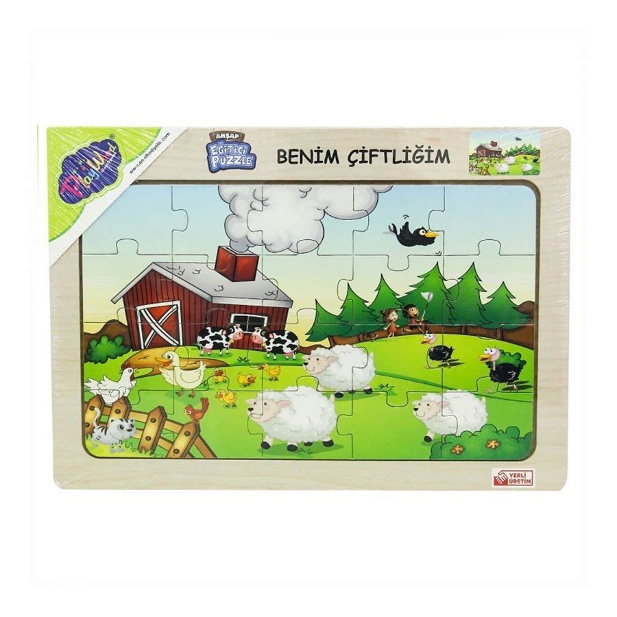 Ahşap Eğitici Puzzle Benim Çiftliği 