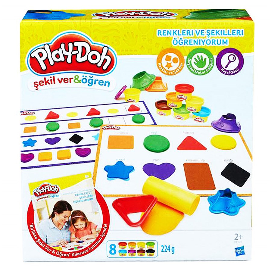 Play-Doh Renkleri Ve Şekilleri Öğreniyorum 