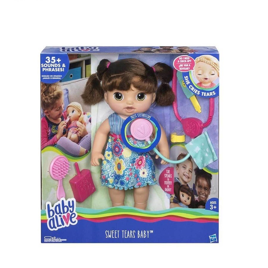 Baby Alive Ağlayan Bebeğim Kumral 