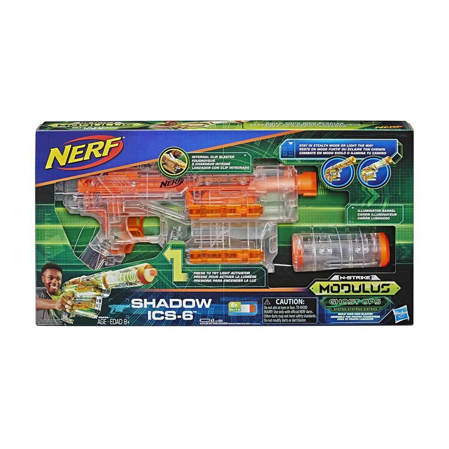 Nerf N-Strike Modulus Ghost Ops Shadow 