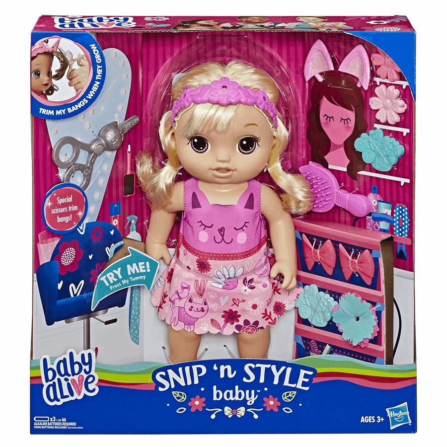 Baby Alive Bebeğimle Saç Tasarımı 