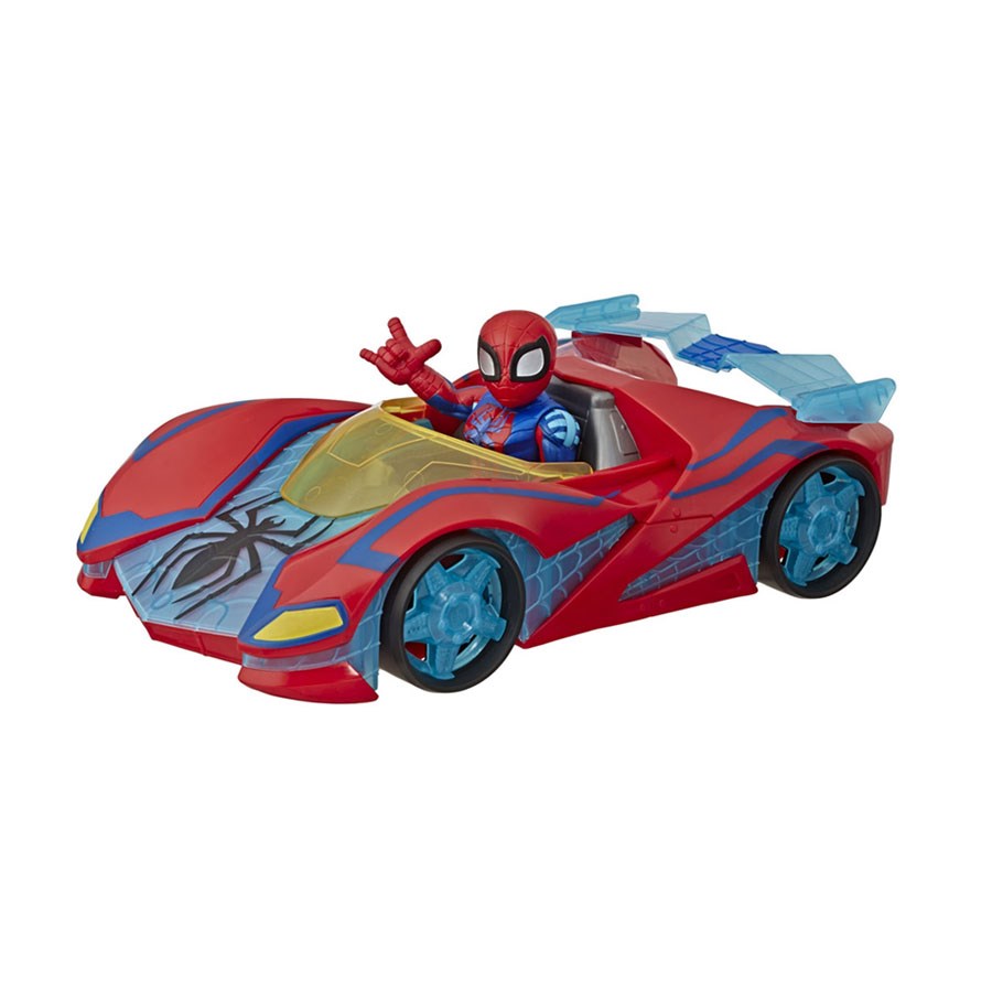 Marvel Süper Hero Adventures Mega Mini Figür ve Araç Spider-Man