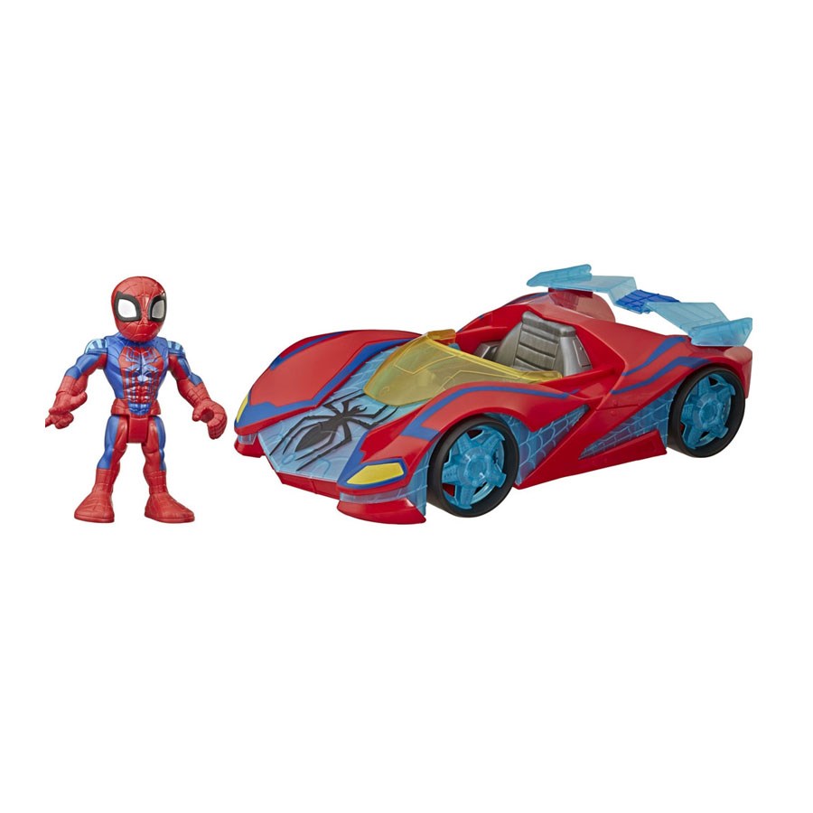 Marvel Süper Hero Adventures Mega Mini Figür ve Araç Spider-Man