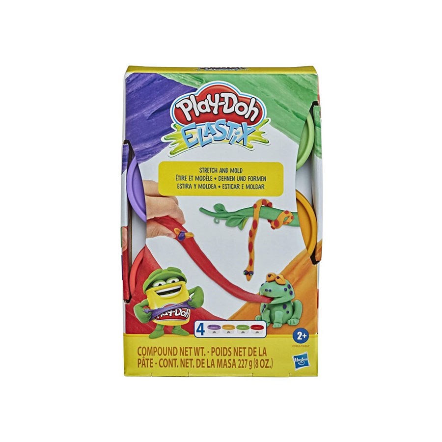 Play-Doh Elastik 4'lü Hamur E9863