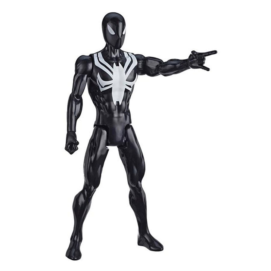 Spiderman Titan Hero Series Black Suit Spider-Man