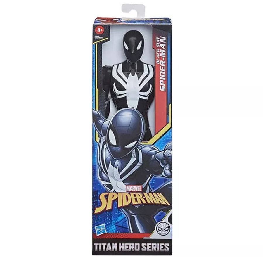 Spiderman Titan Hero Series Black Suit Spider-Man