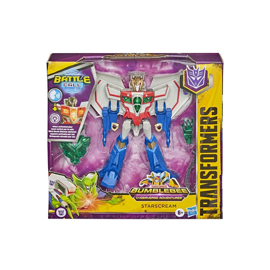 Transformers Cyberverse Battle Call Figür Starscream