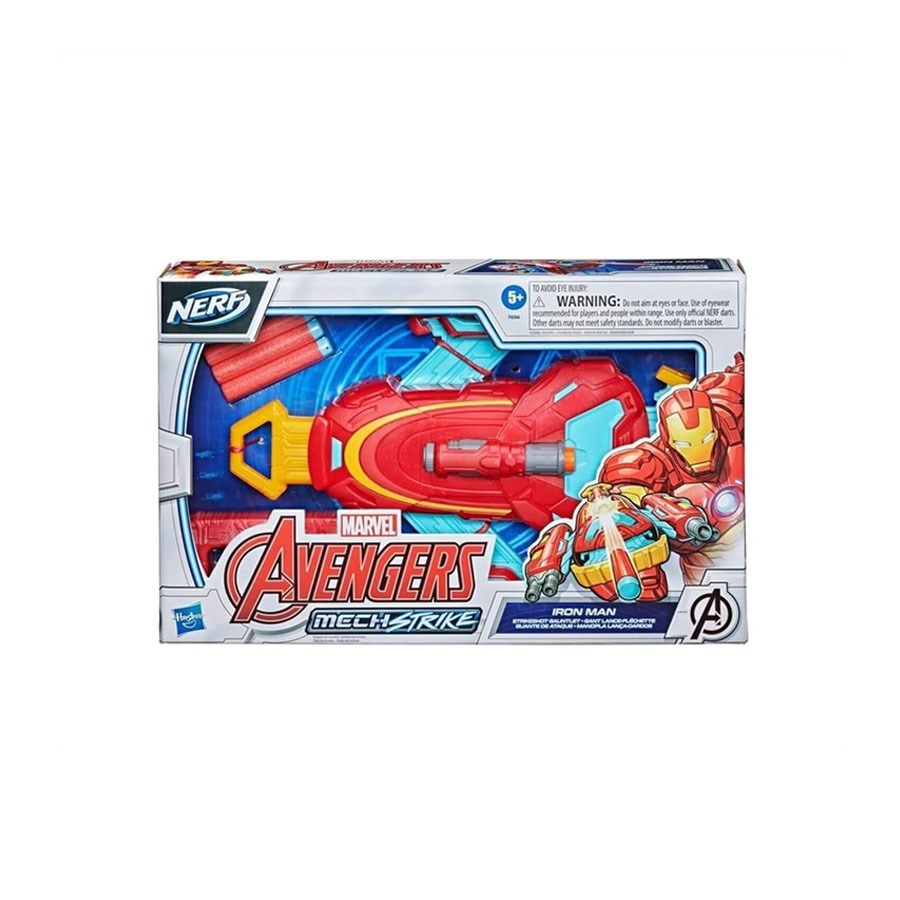 Nerf Avengers Mech Strike Demir Adam Strikeshot Eldiven 