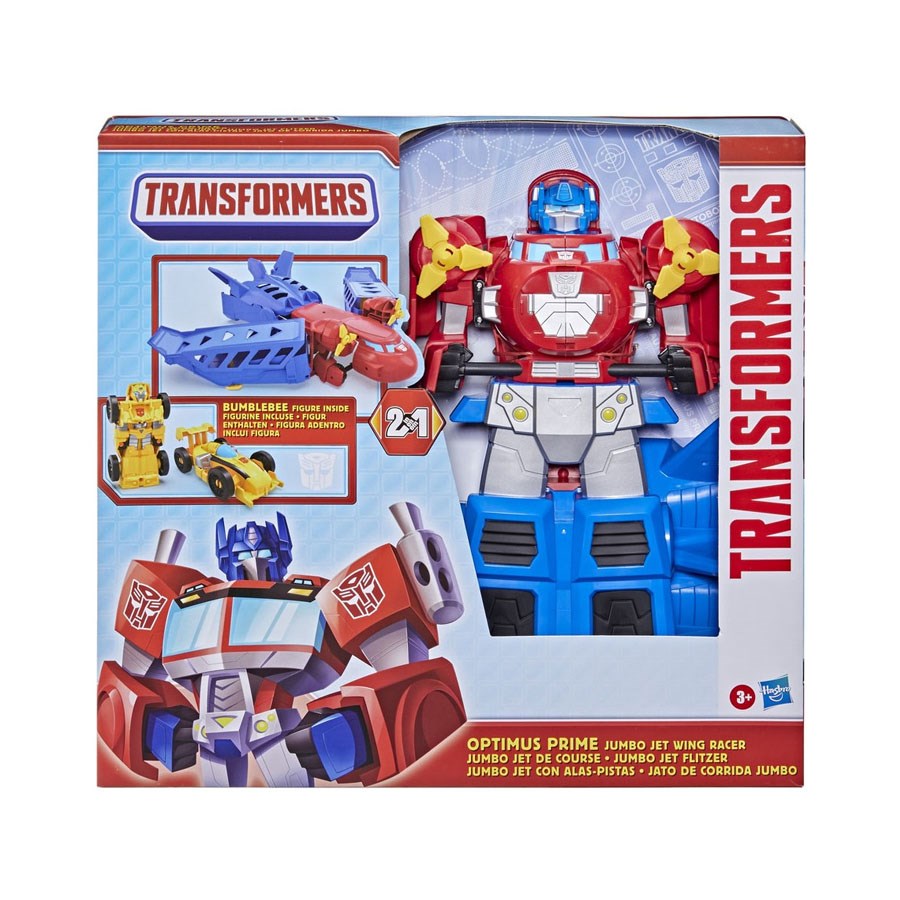 Transformers Optimus Prime Jumbo Jet Yarışçısı 