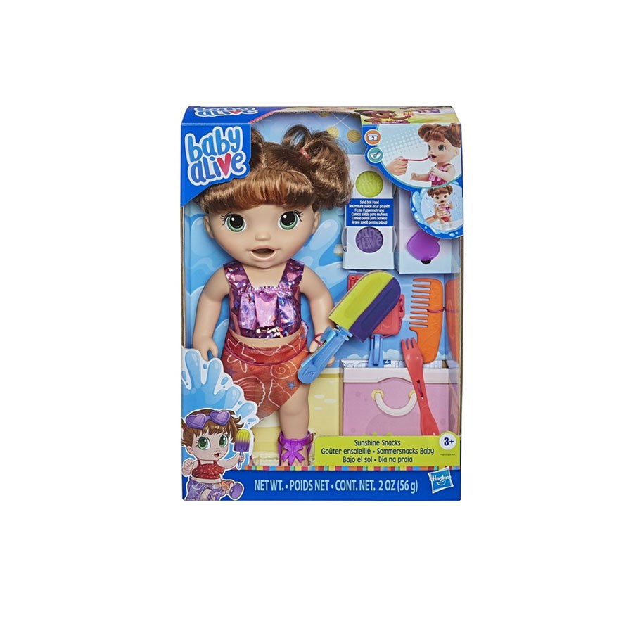 Baby Alive Bebeğimle Yaz Eğlencesi Kumral 