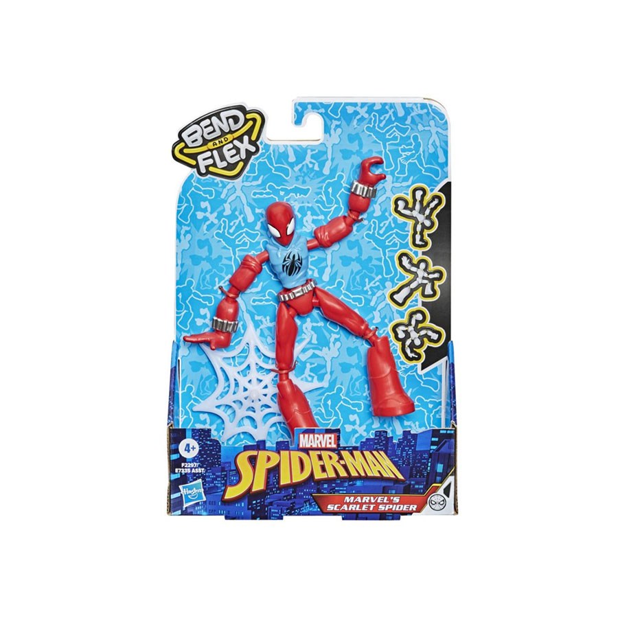 Spider-Man Bend-Flex Scarlet Spider Figür 