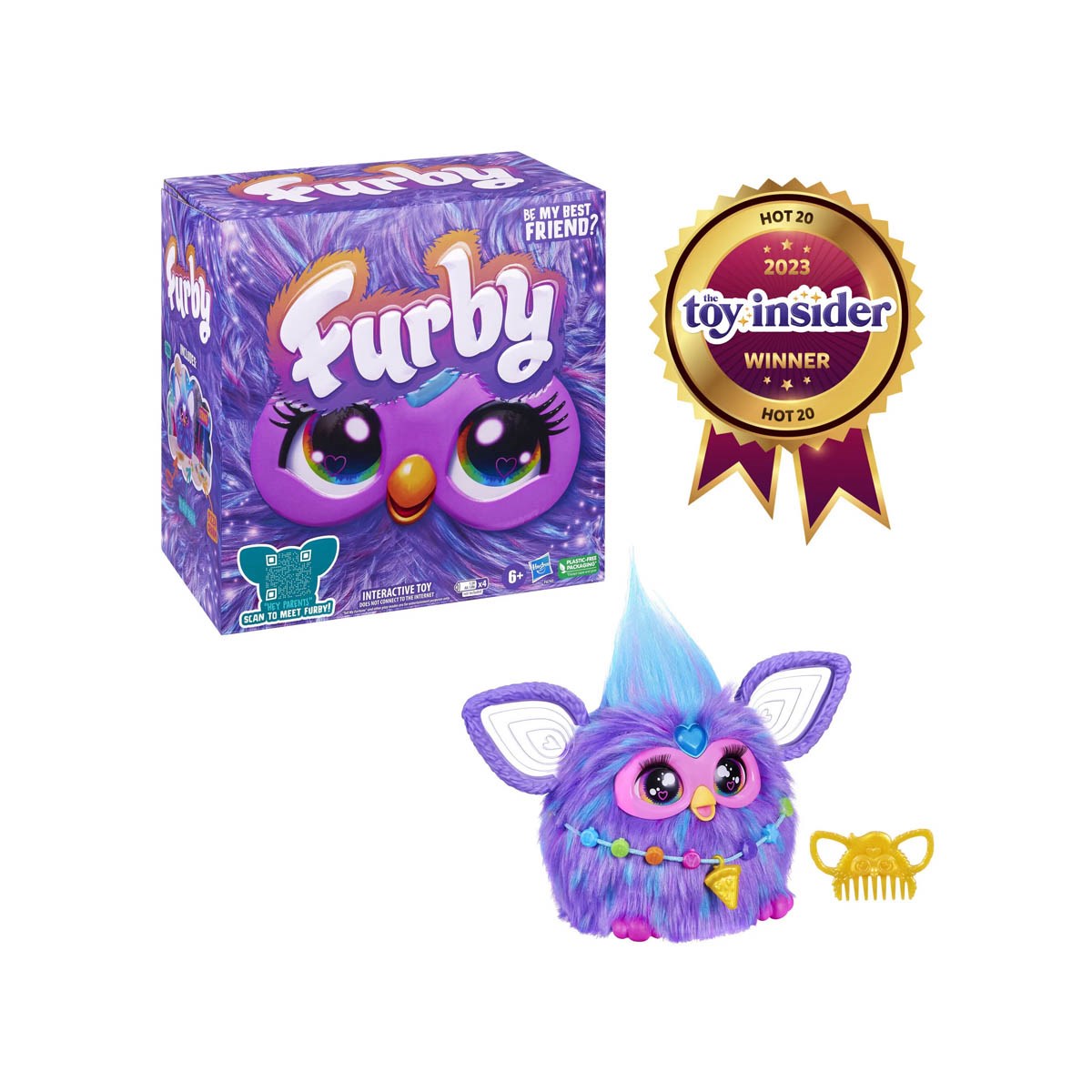 Furby İnteraktif Peluş-Mor 