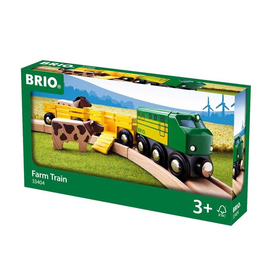 BRIO Farm Train Set 