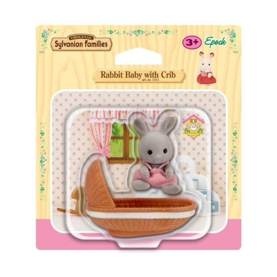 Sylvanian Families Tavşan Bebek ve Beşiği 