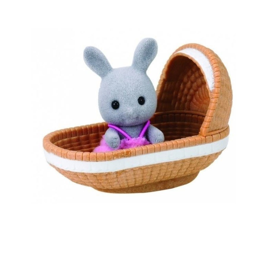 Sylvanian Families Tavşan Bebek ve Beşiği 