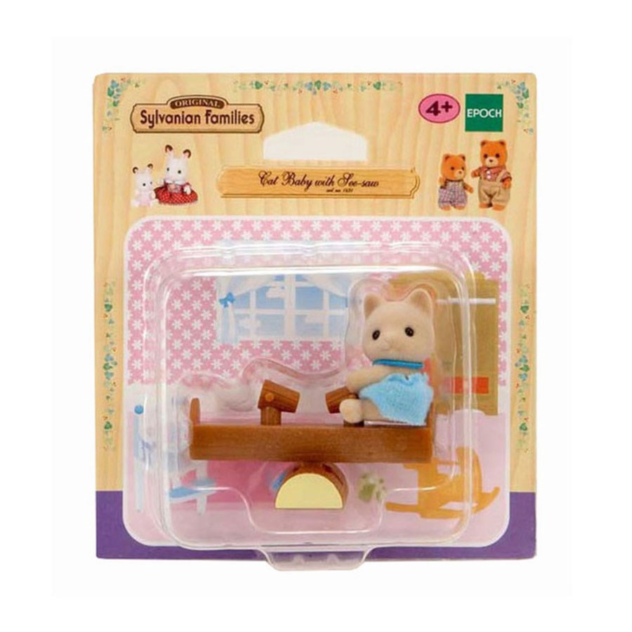 Sylvanian Families Kedi Bebek Ve Tahterevalli 