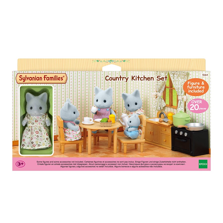 Sylvanian Families Kedi Kardeş Ve Mutfak Seti 