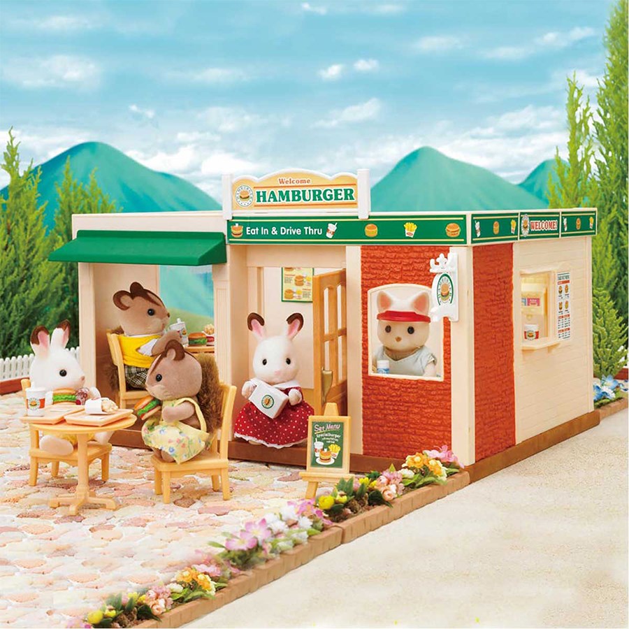 Sylvanian Families Hamburger Restaurant 