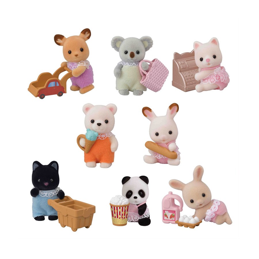 Sylvanian Families Minifigür Alışveriş Serisi Bebeği 