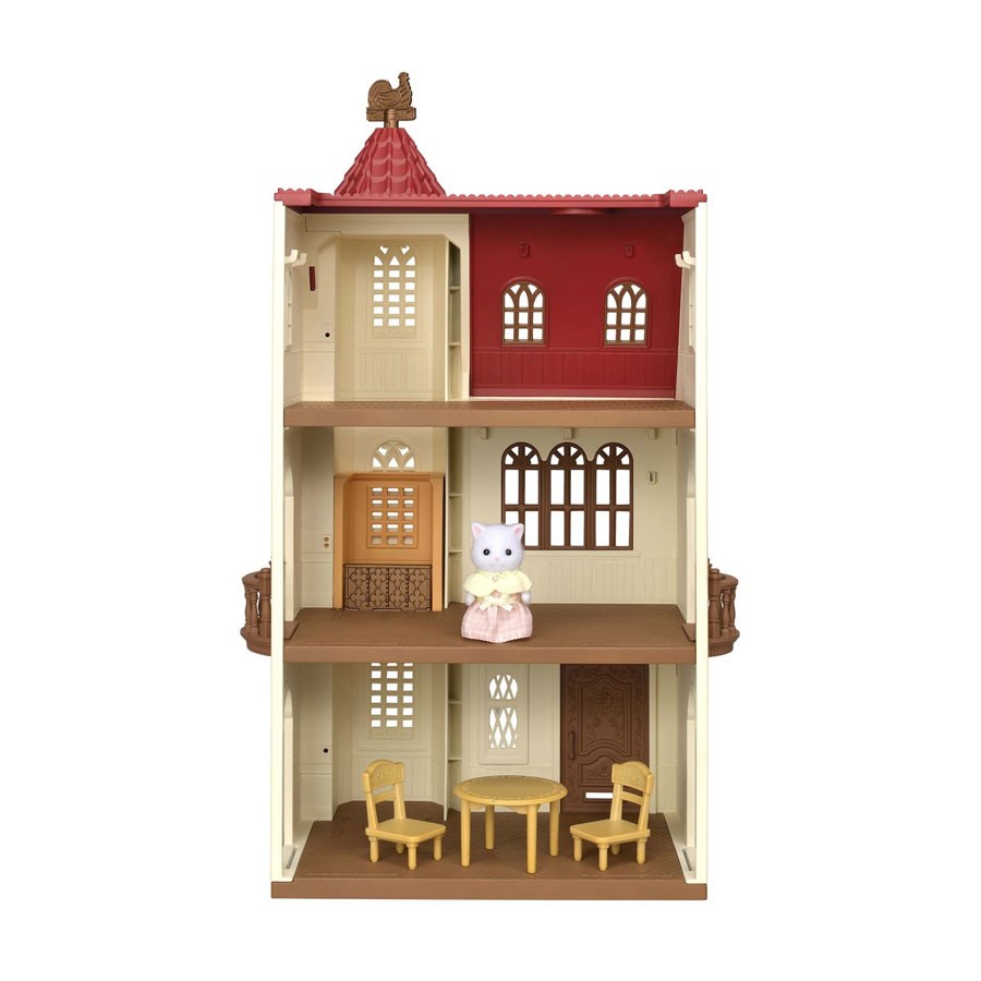 Sylvanian Families Kırmızı Çatılı Kule Ev 