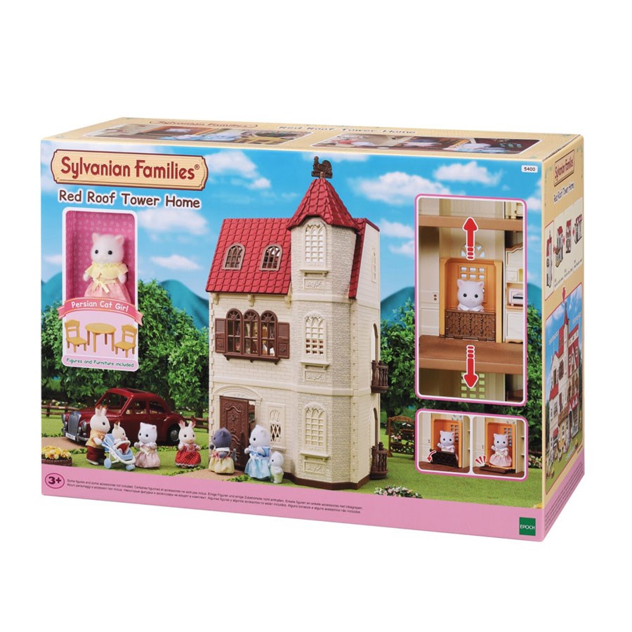 Sylvanian Families Kırmızı Çatılı Kule Ev 