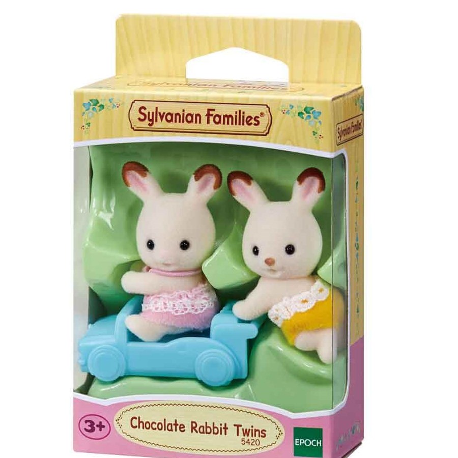 Sylvanian Families Çikolata Kulaklı Tavşan İkiz Bebekler 