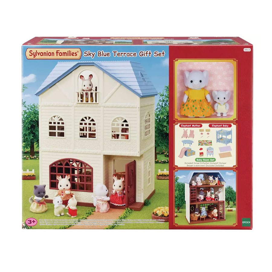 Sylvanian Families Mavi Teraslı Ev 