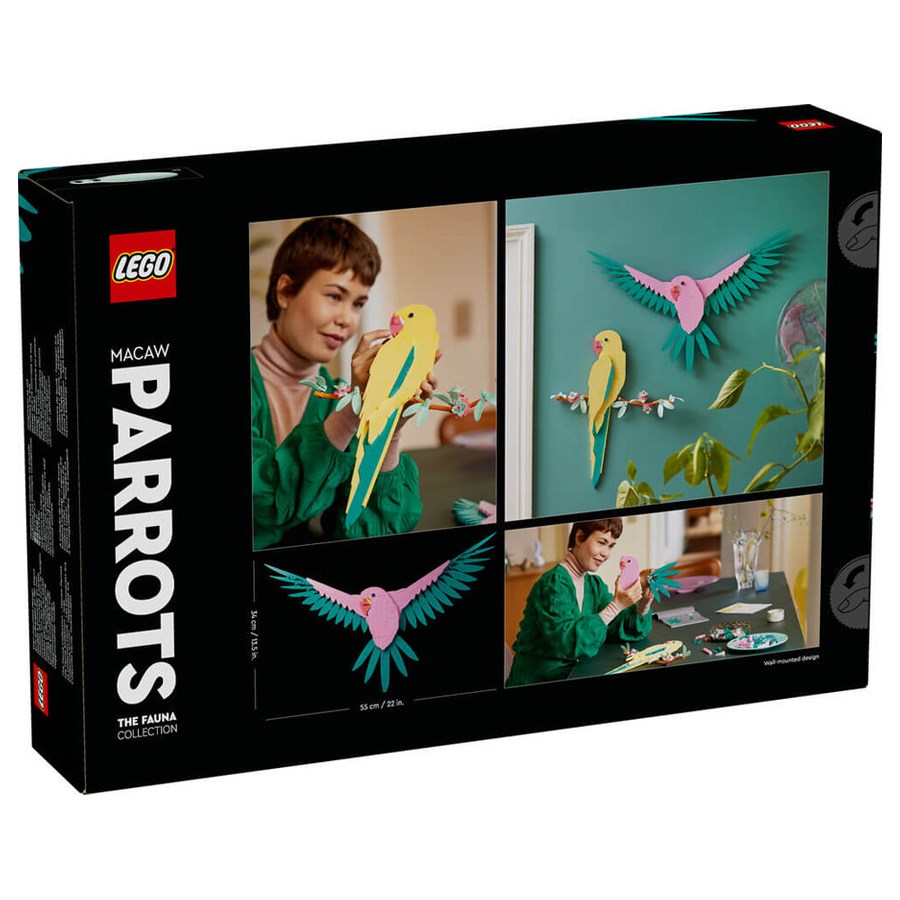 Lego Fauna Koleksiyonu – Macaw Papağanları 