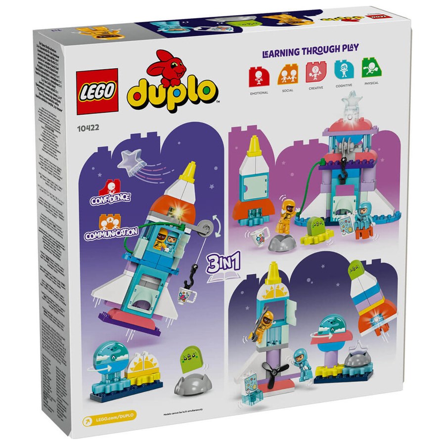 Lego Duplo 3’ü 1 Arada Uzay Mekiği Macerası 