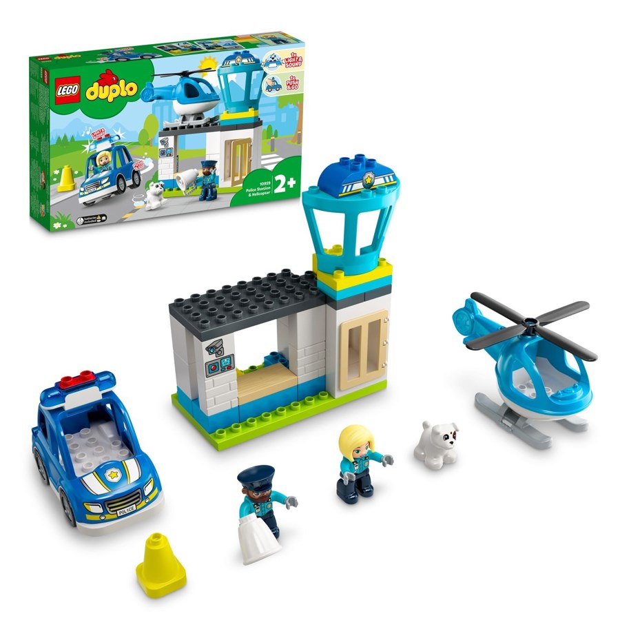 Lego Duplo Kurtarma Polis Merkezi ve Helikopter 10959 