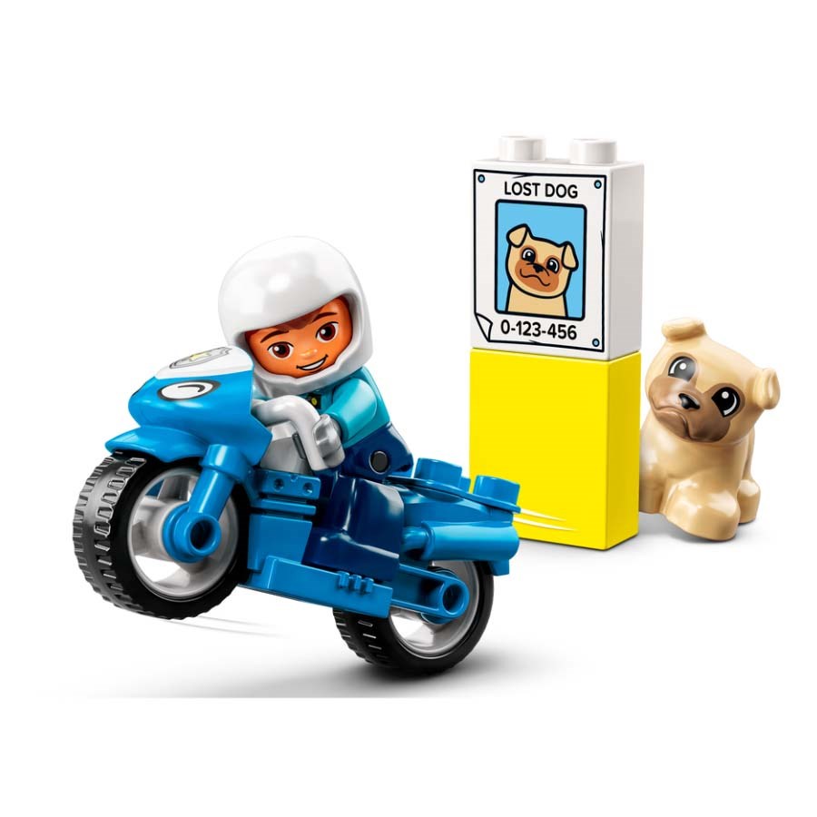 Lego Duplo Kurtarma Polis Motosikleti 10967 