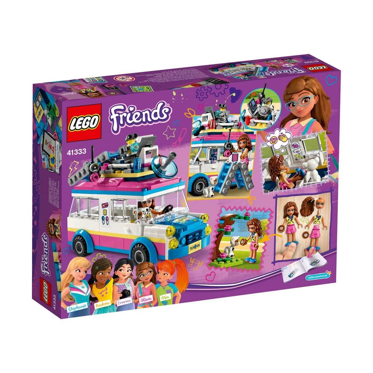 Lego Friends Olivia'nın Görev Aracı 41333  